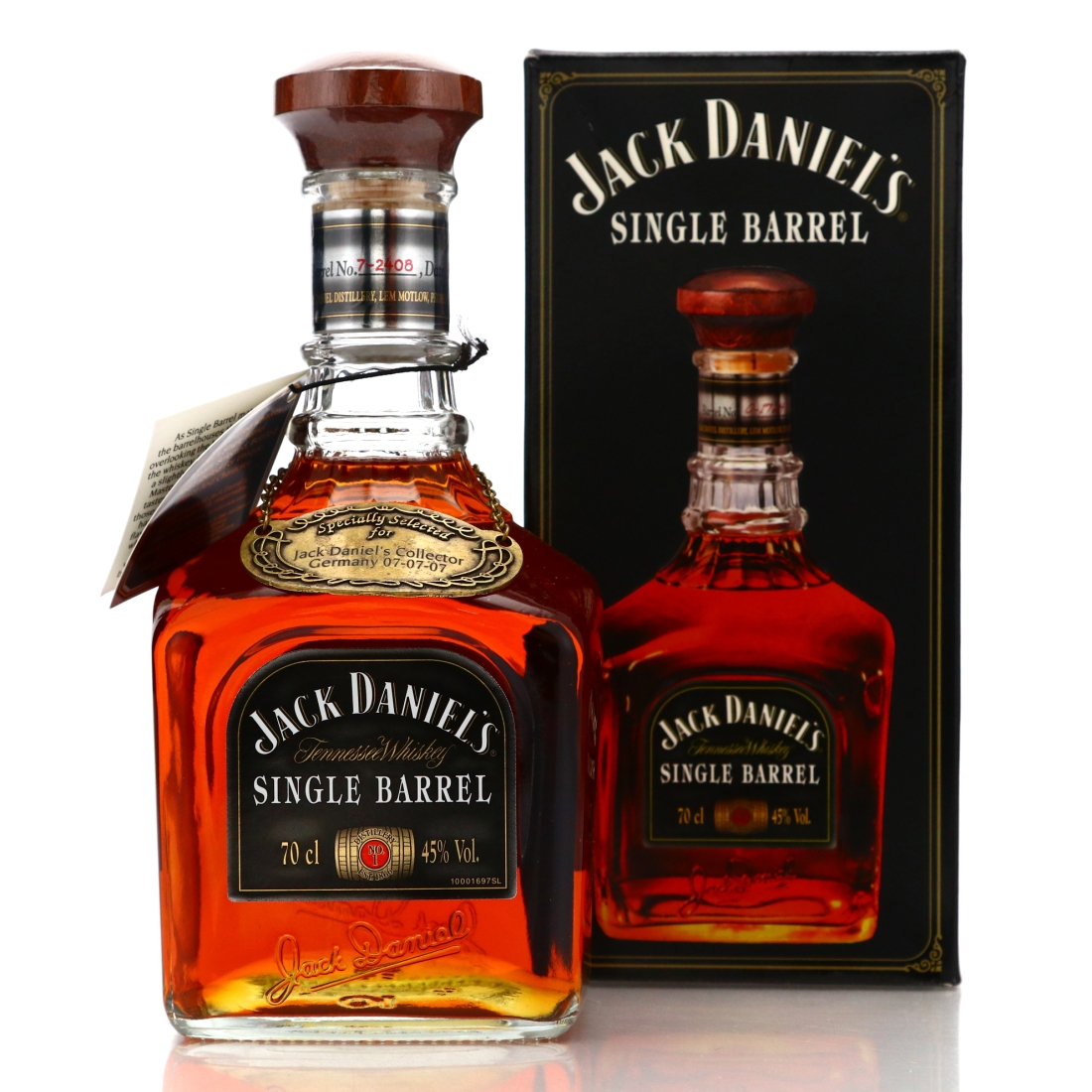 Jack Daniel's Single Barrel 2007 70cl / JD Collector Germany 07/07/07