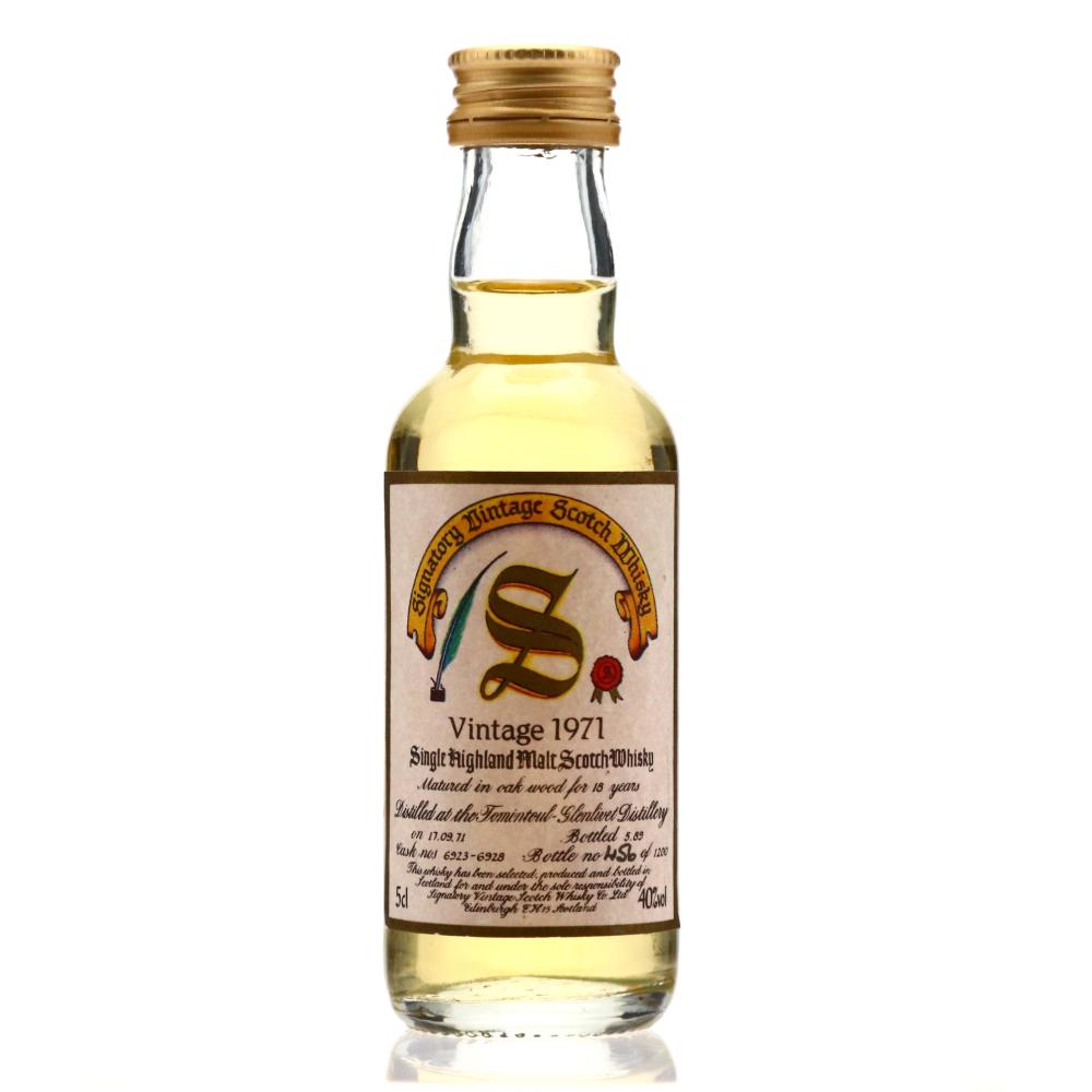 Tomintoul 1971 Signatory Vintage 18 Year Old Miniature