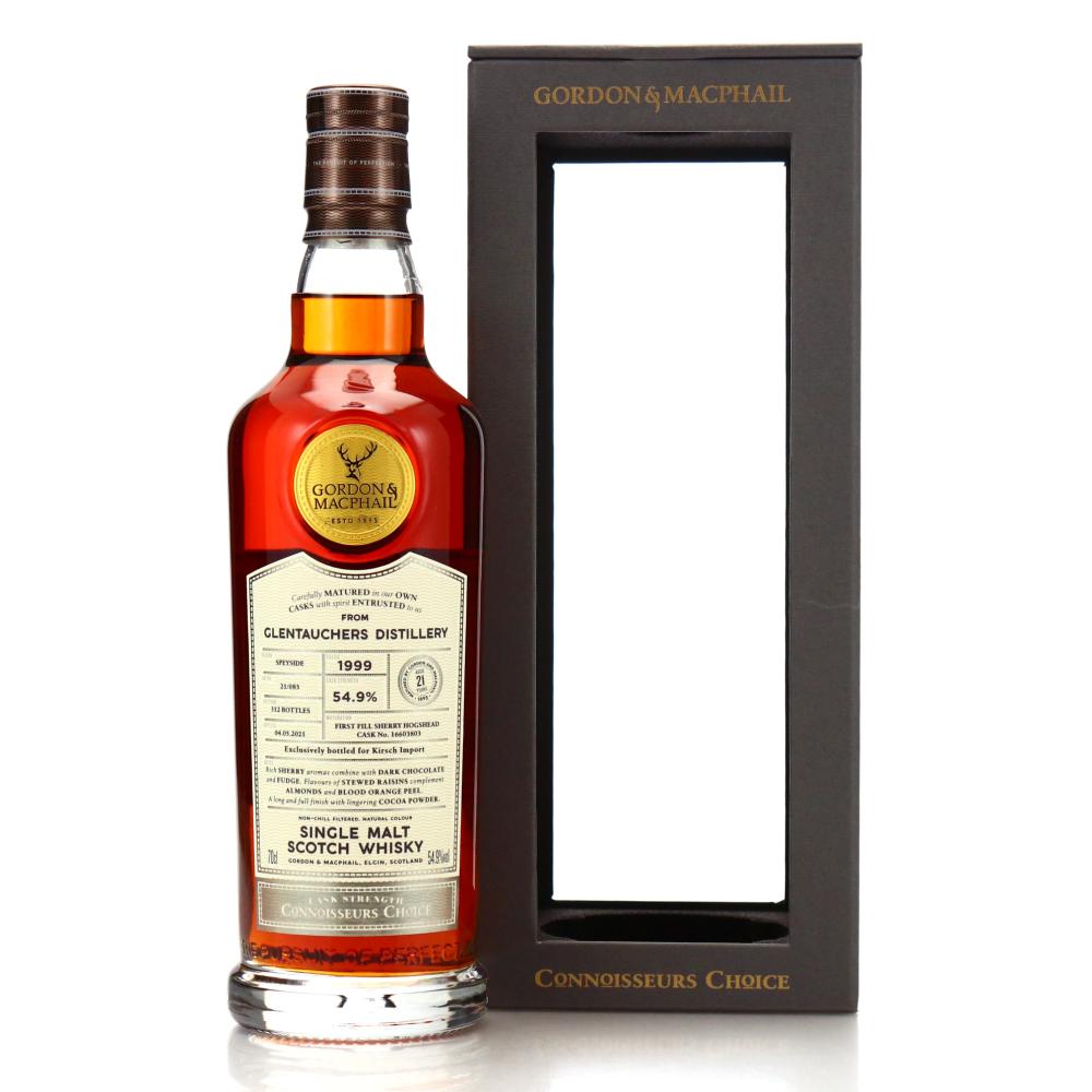 Glentauchers 1999 Gordon and MacPhail 21 Year Old Batch #21/083 / Kirsch Import