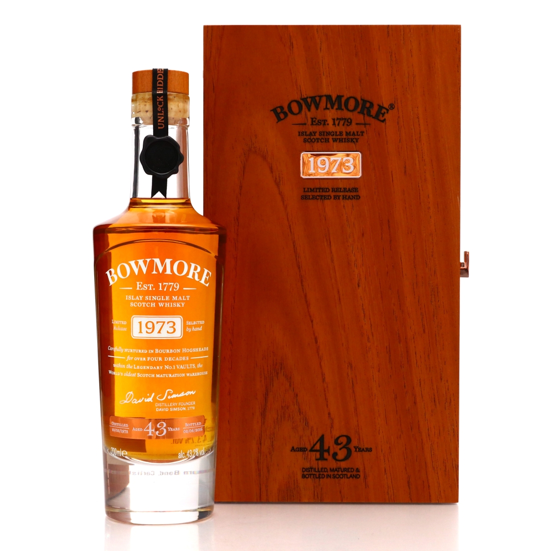 Image for Bowmore 1973 43 Year Old