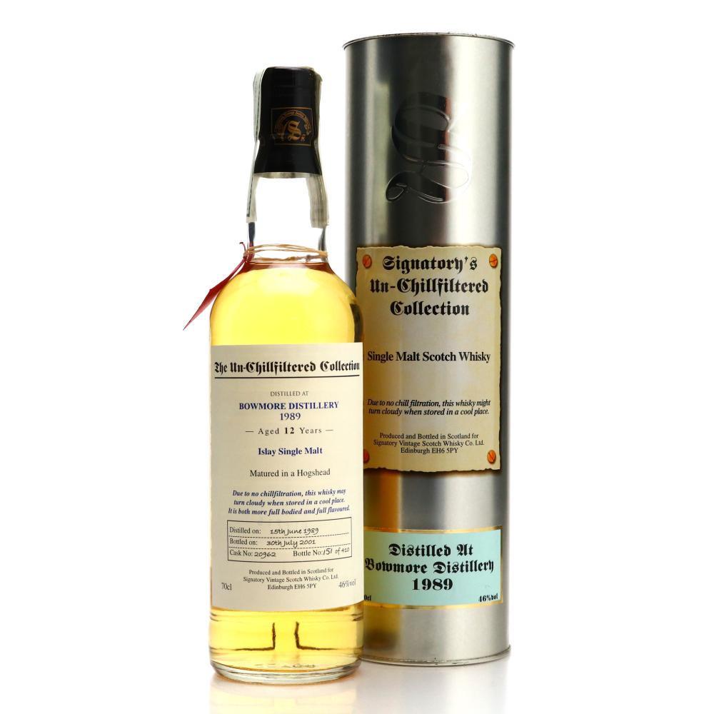 Bowmore 1989 Signatory Vintage 12 Year Old