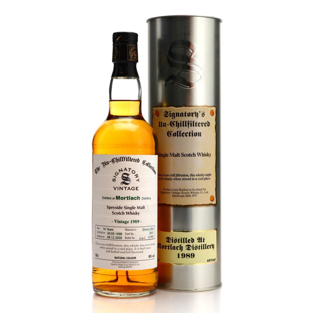 Mortlach 1989 Signatory Vintage 14 Year Old