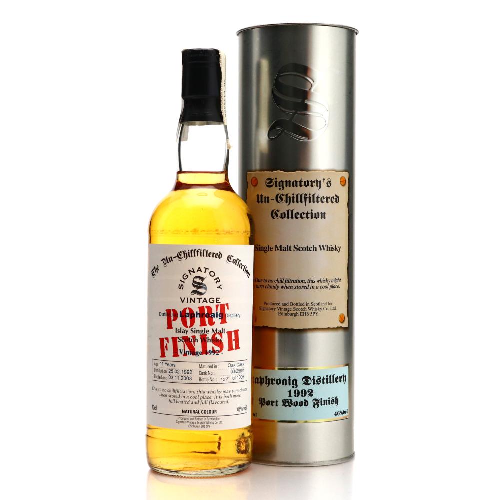 Laphroaig 1992 Signatory Vintage 11 Year Old Port Finish