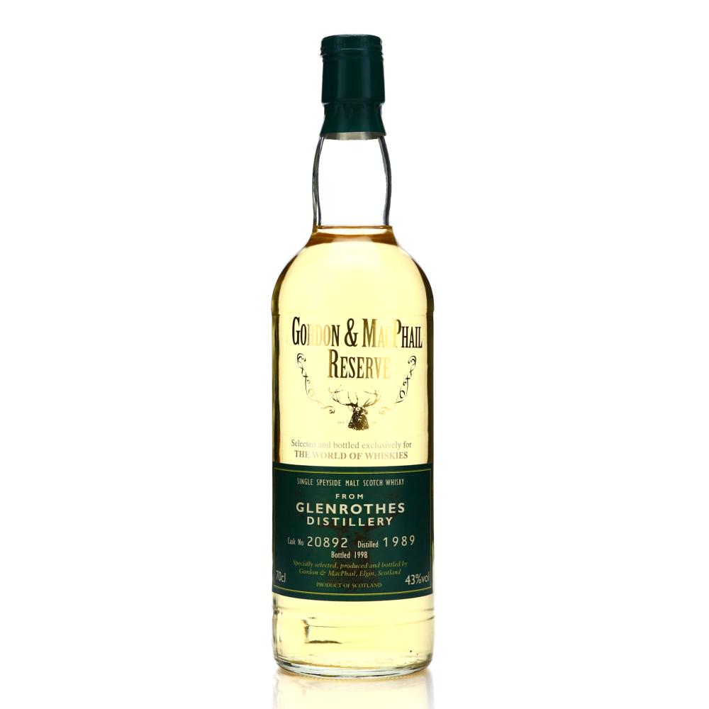 Glenrothes 1989 Gordon and MacPhail Reserve / World of Whiskies