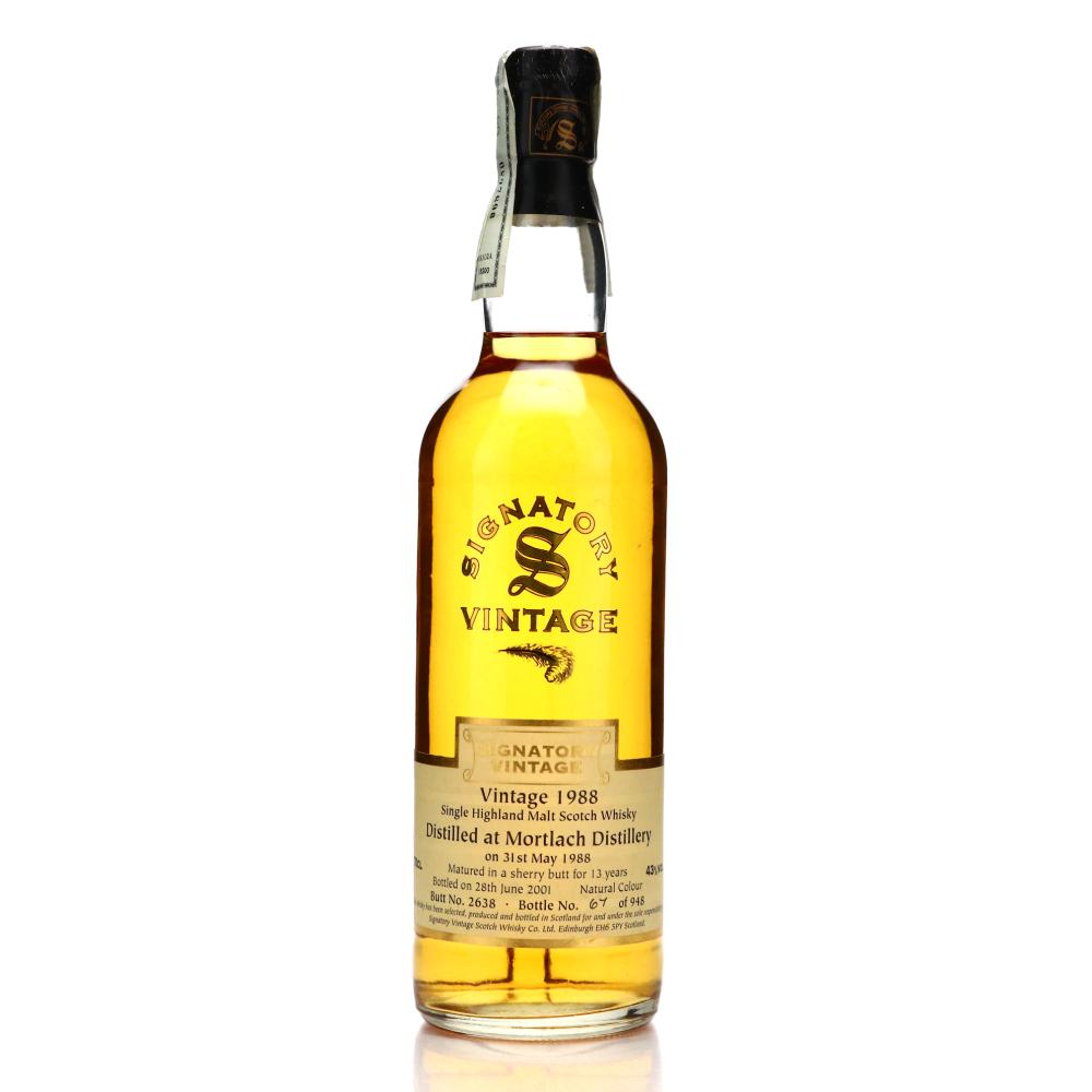 Mortlach 1988 Signatory Vintage 13 Year Old