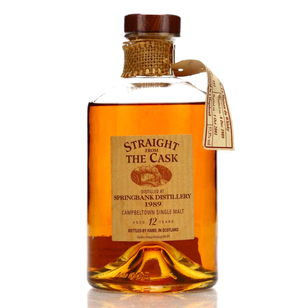 Springbank 1989 Straight From The Cask 12 Year Old 50cl / LMDW