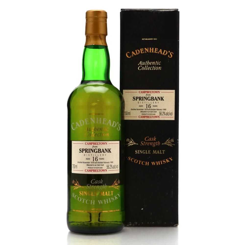 Springbank 1978 Cadenhead's 16 Year Old 75cl / US Import