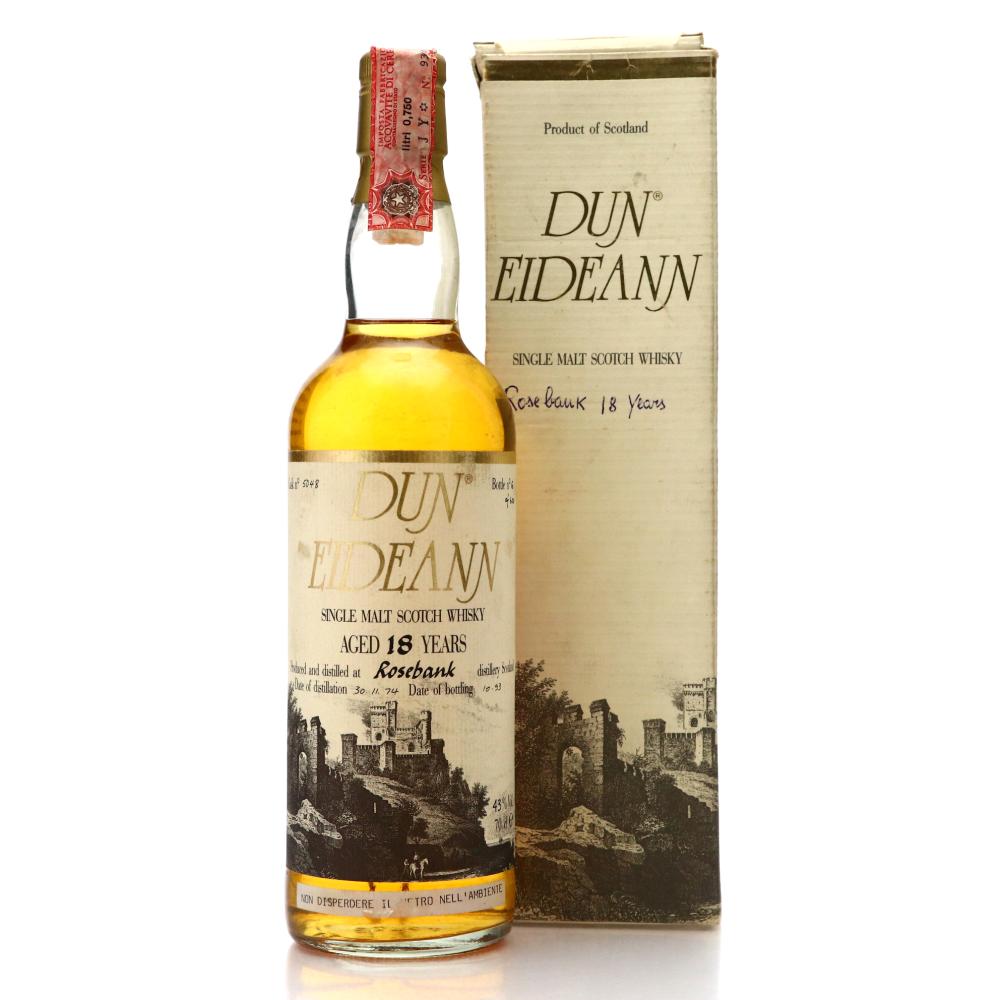 Rosebank 1974 Dun Eideann 18 Year Old