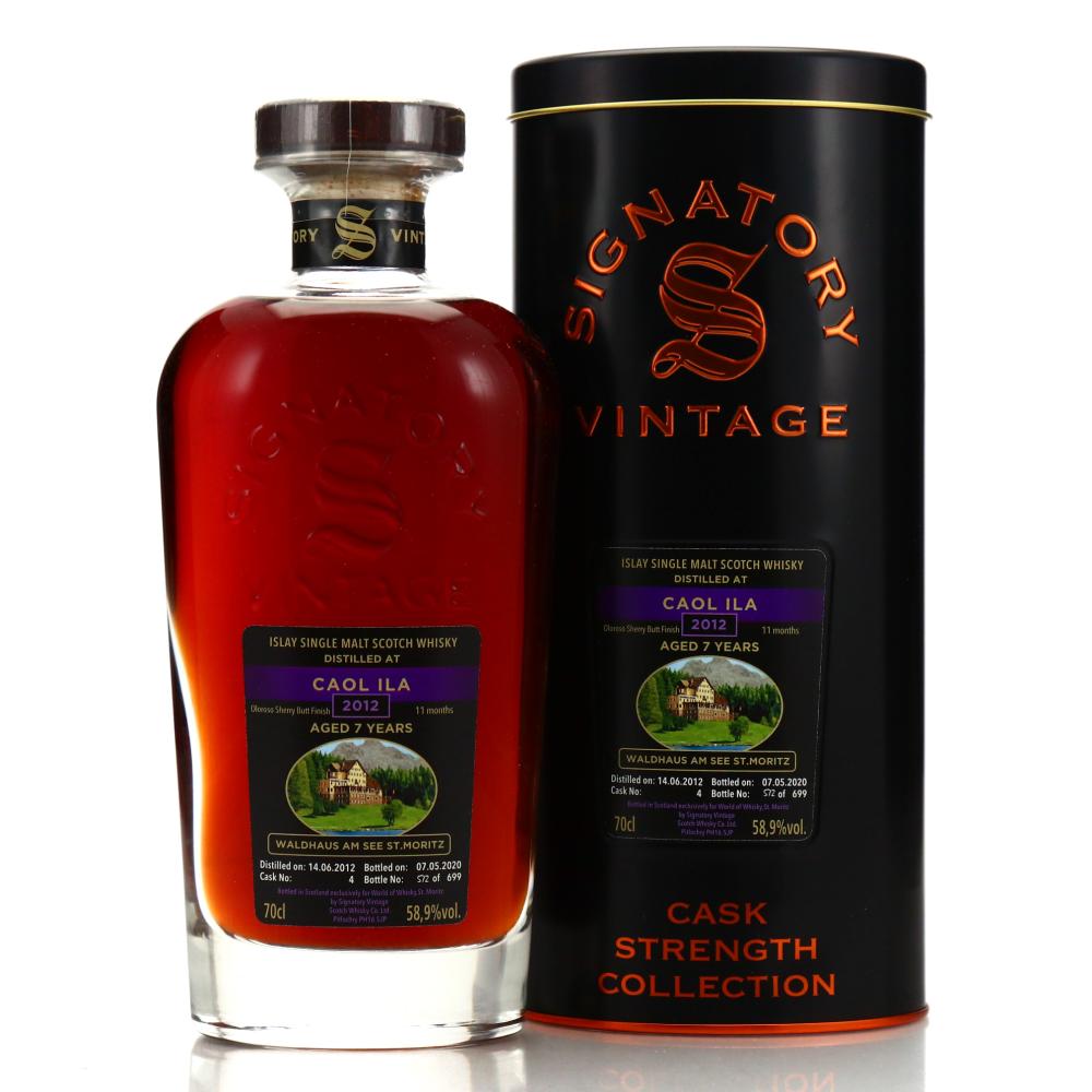 Caol Ila 2012 Signatory Vintage 7 Year Old Cask Strength / Waldhaus Am See