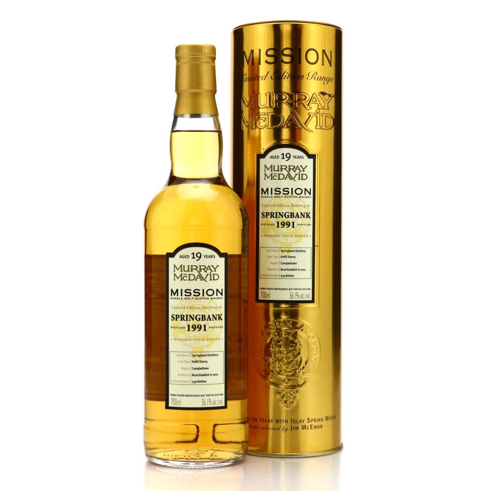 Springbank 1991 Murray McDavid 19 Year Old Mission Gold