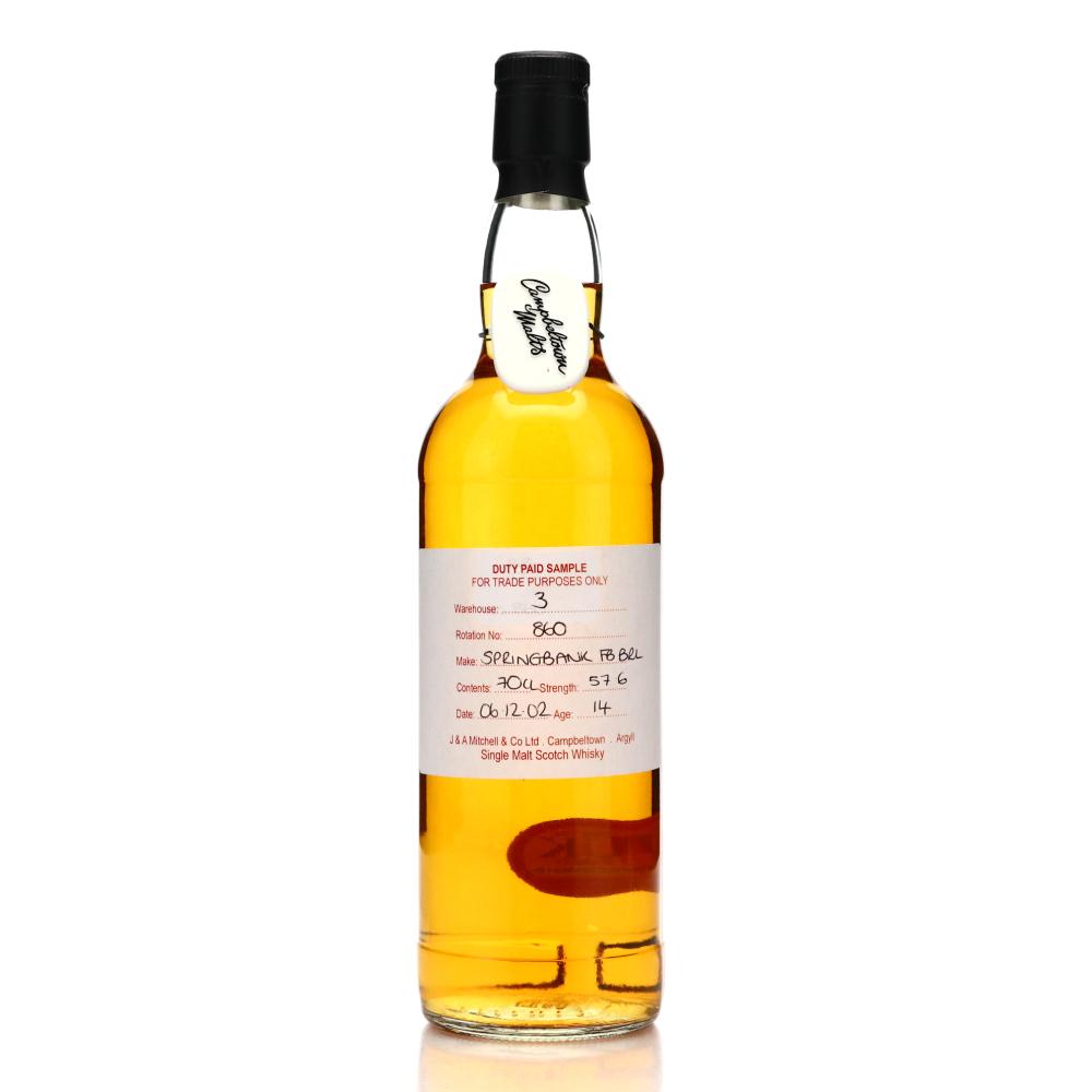 Hazelburn 2002 Duty Paid Sample 14 Year Old / Fresh Bourbon Barrel