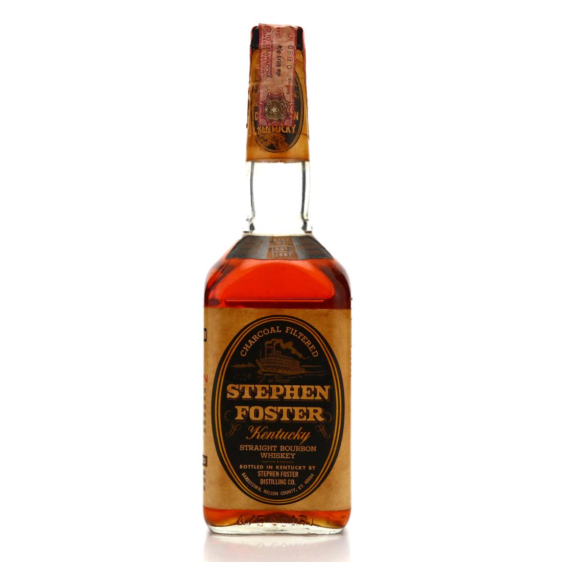Stephen Foster 1977 Kentucky Straight Bourbon 4 Year Old Whisky ...