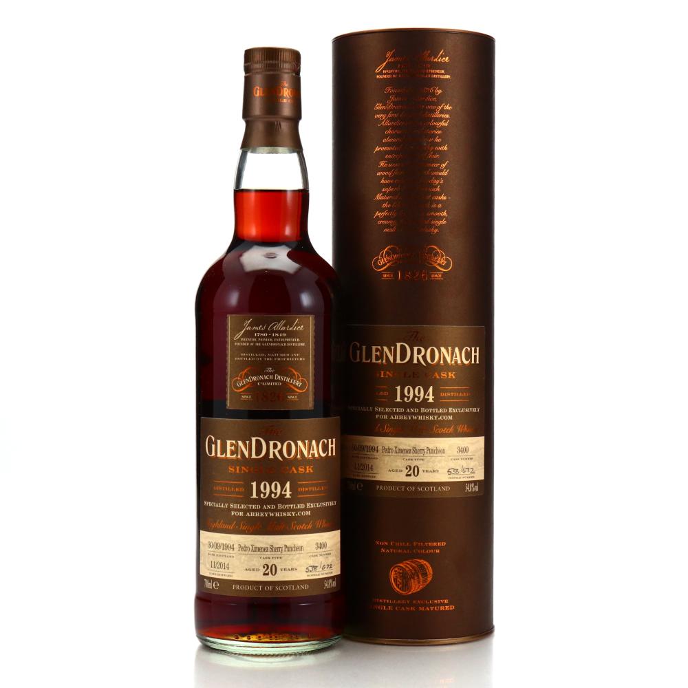 Glendronach 1994 Single Cask 20 Year Old #3400