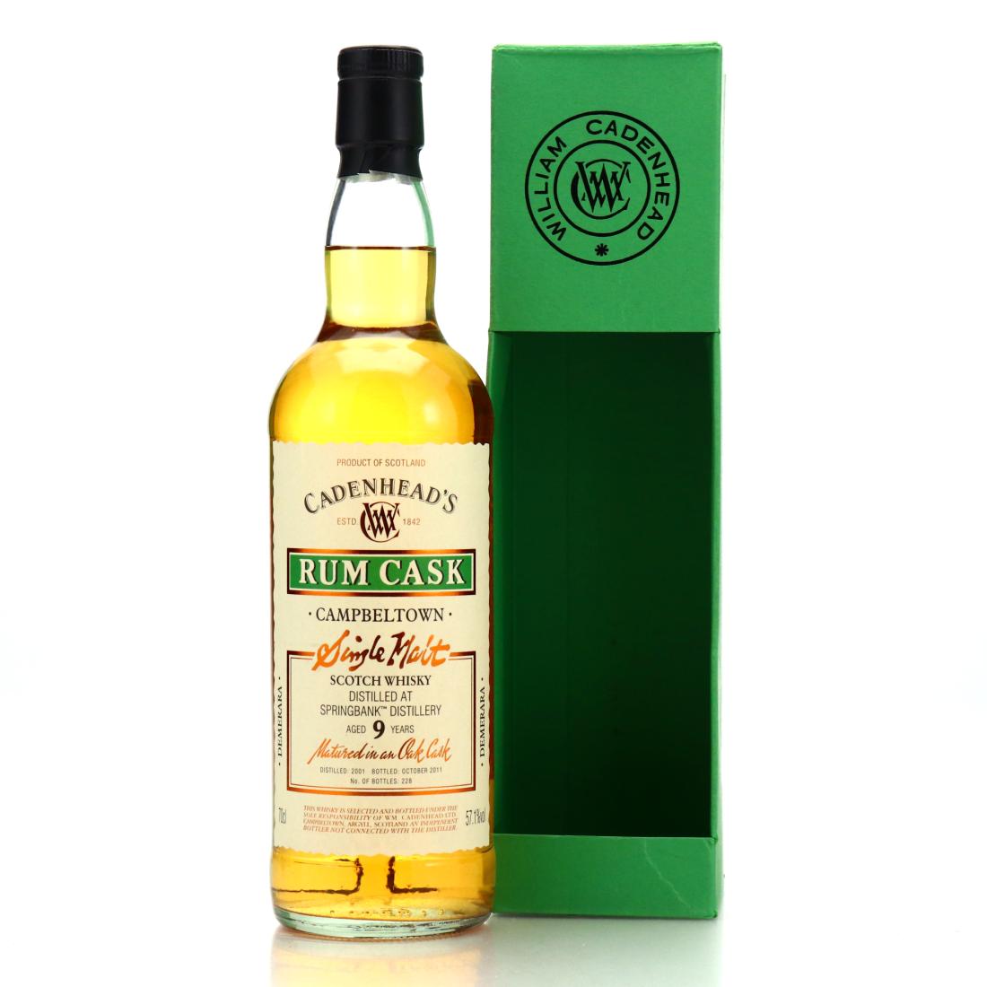 Springbank 2004 Cadenhead's 9 Year Old Rum Cask