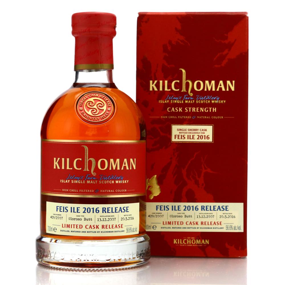 Kilchoman 2007 Single Oloroso Cask #429 / Feis Ile 2016 - Signed