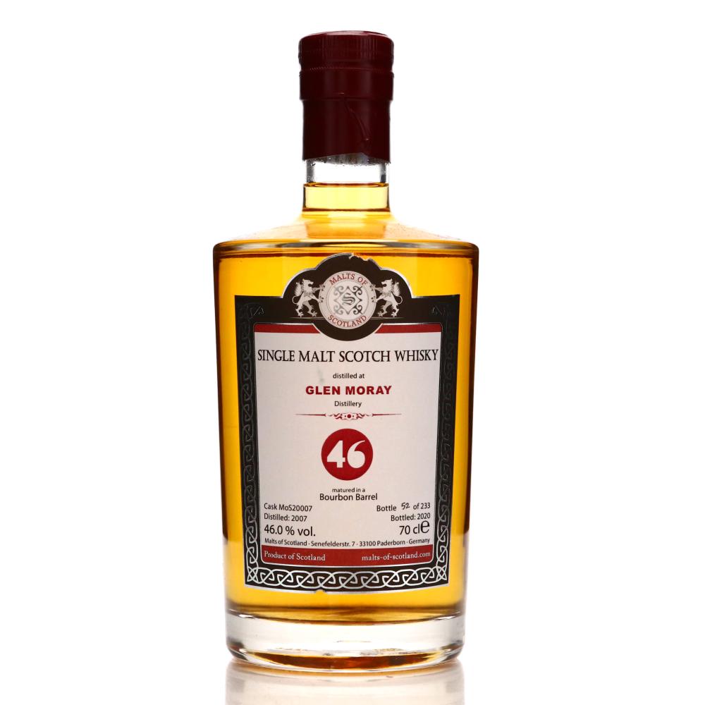Glen Moray 2007 Malts of Scotland Bourbon Cask