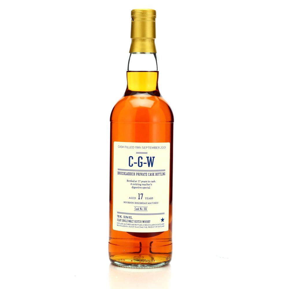 Bruichladdich 2001 Private Bourbon Cask 17 Year Old #332 / C-G-W
