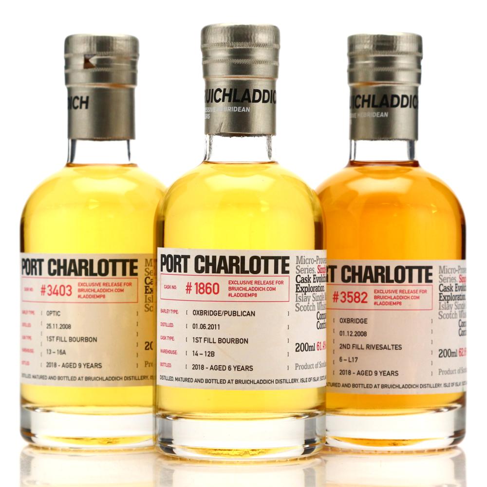 Port Charlotte Micro Provenance Tasting #8 3 x 20cl