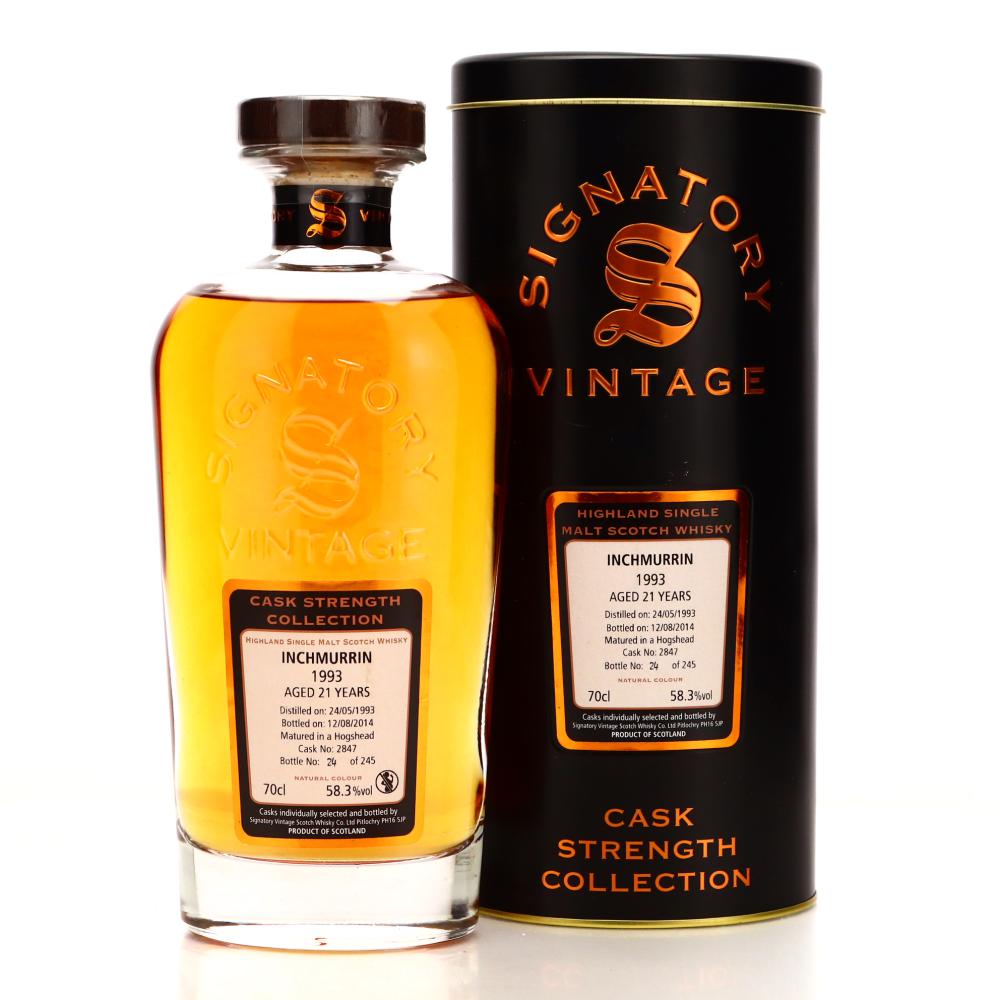 Inchmurrin 1993 Signatory Vintage 21 Year Old Cask Strength