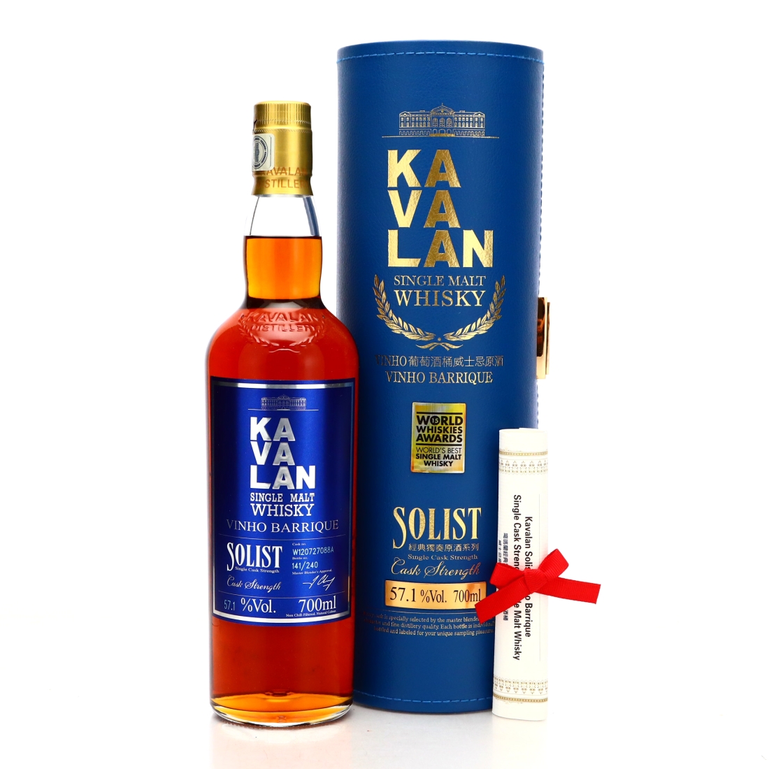 Kavalan 2012 Solist Cask Strength Vinho Barrique #088A