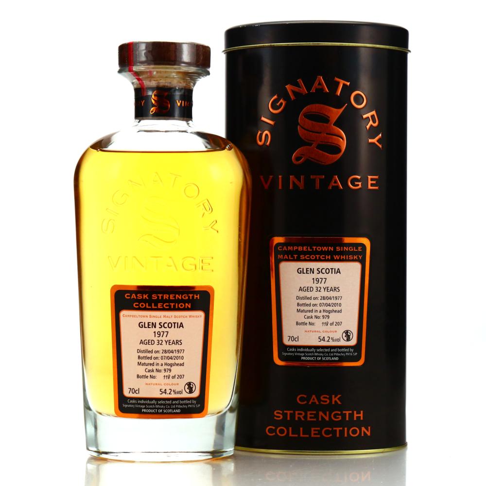 Glen Scotia 1977 Signatory Vintage 32 Year Old Cask Strength