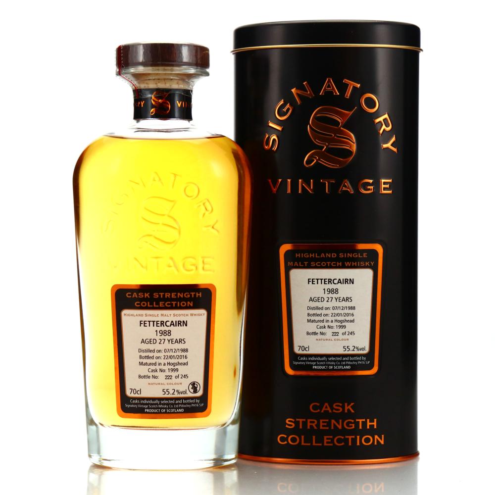 Fettercairn 1988 Signatory Vintage 27 Year Old Cask Strength