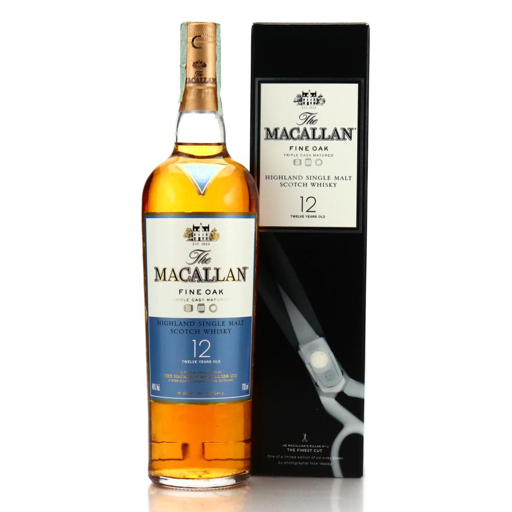 Macallan 12 Year Old Fine Oak Nick Veasey Pillars / No. 3 The Finest Cut