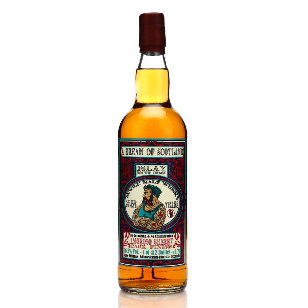 South Coast Islay Single Malt 12 Year Old Dream of Scotland Amoroso Sherry Finish