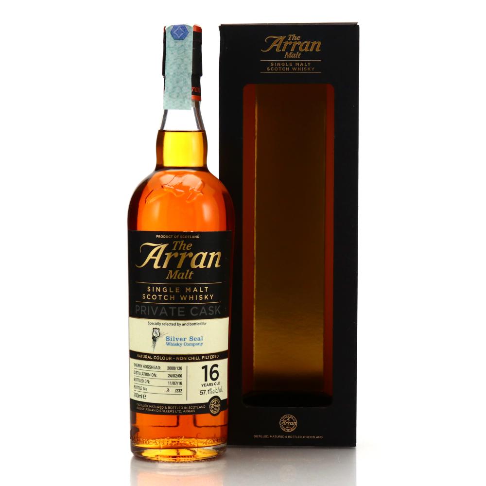 Arran 2000 Single Sherry Cask 16 Year Old #126 / Silver Seal