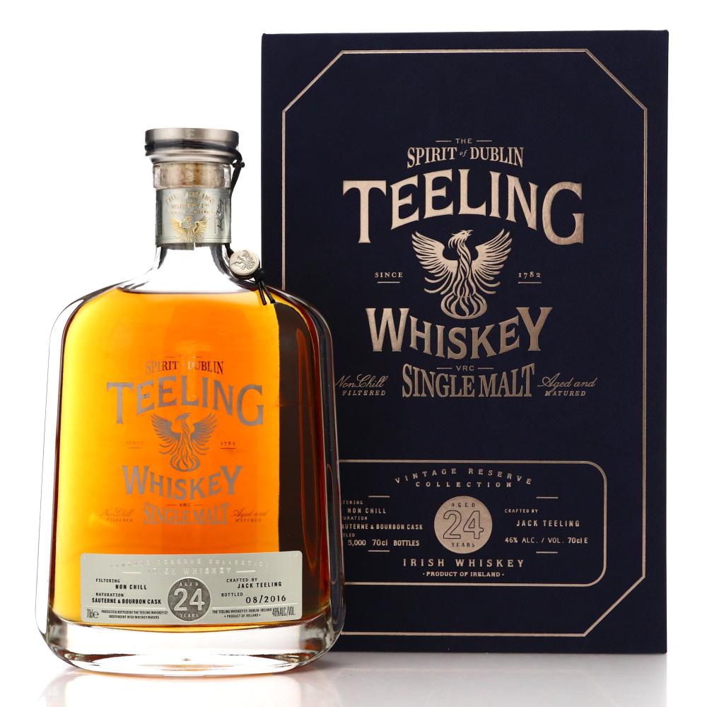 Teeling Whiskey 24 Year Old Vintage Reserve Single Malt Batch #1 / Bourbon & Sauternes