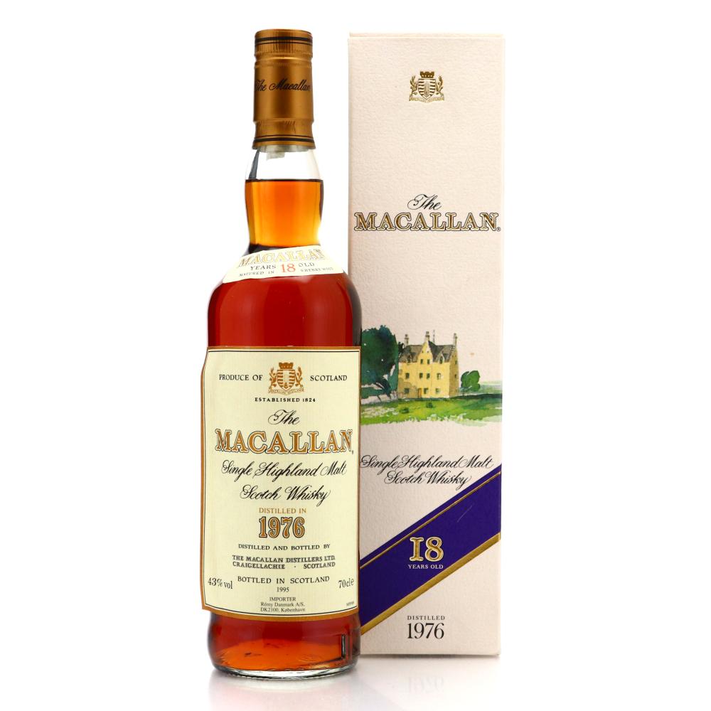 Macallan 1976 18 Year Old / Remy Danmark Import