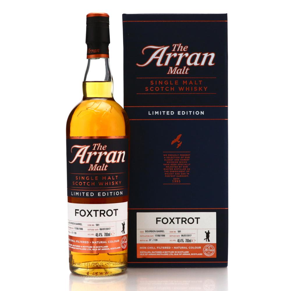 Arran 1996 Single Bourbon Cask #581 / Foxtrot