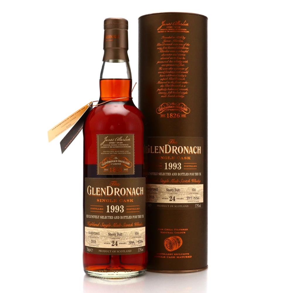 Glendronach 1993 Single Sherry Cask 24 Year Old #656 / UK 
