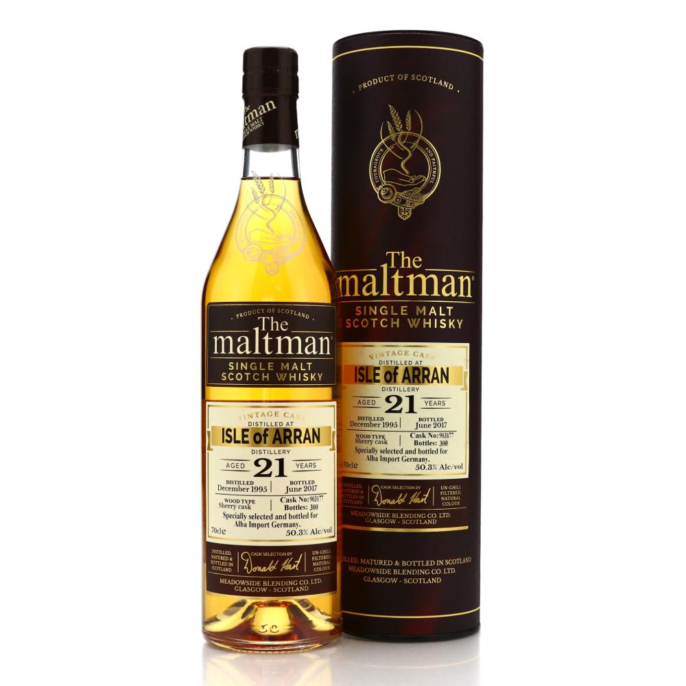 Arran 1995 Maltman 21 Year Old / Alba Import 