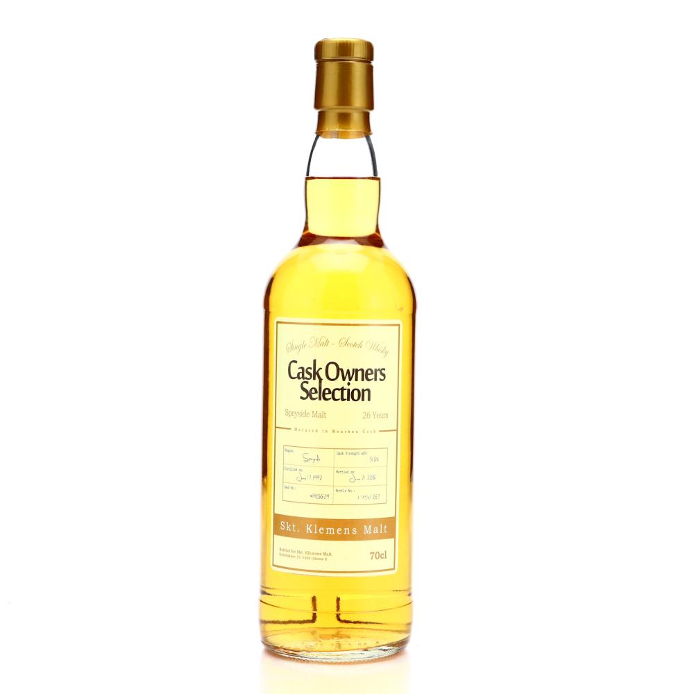 Speyside Single Malt 1992 Skt. Klemens Malt 26 Year Old / Cask Owners Club