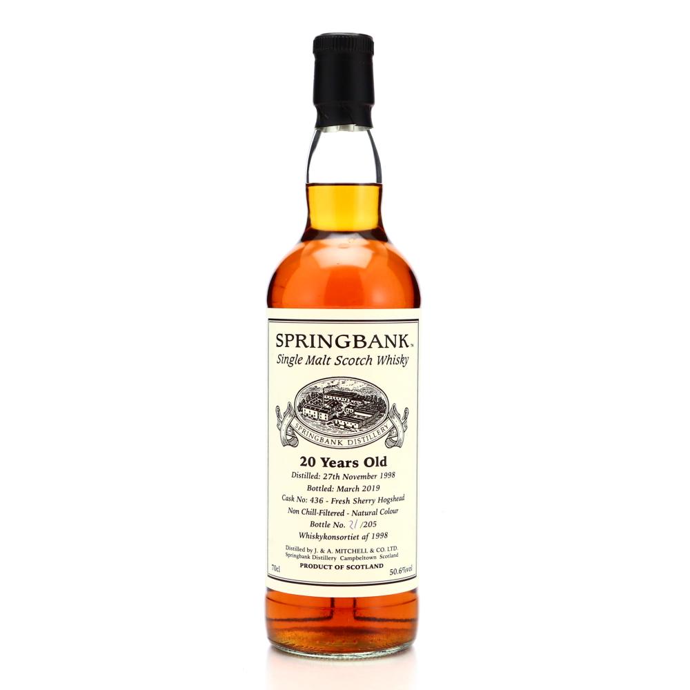 Springbank 1998 Private Cask 20 Year Old #436