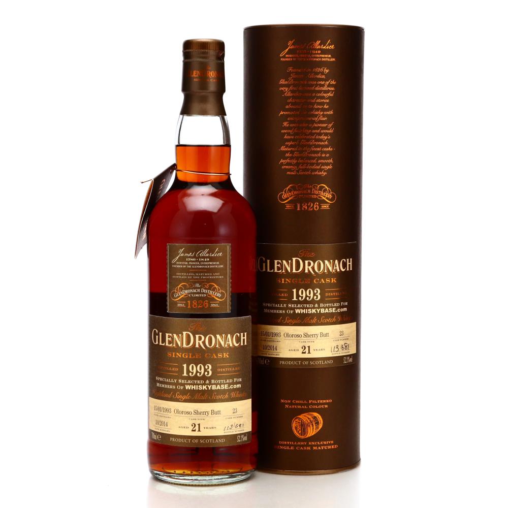 Glendronach 1993 Single Oloroso Cask 21 Year Old #23 / WhiskyBase