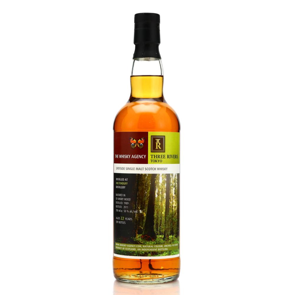 Miltonduff 1989 Whisky Agency 22 Year Old / Three Rivers