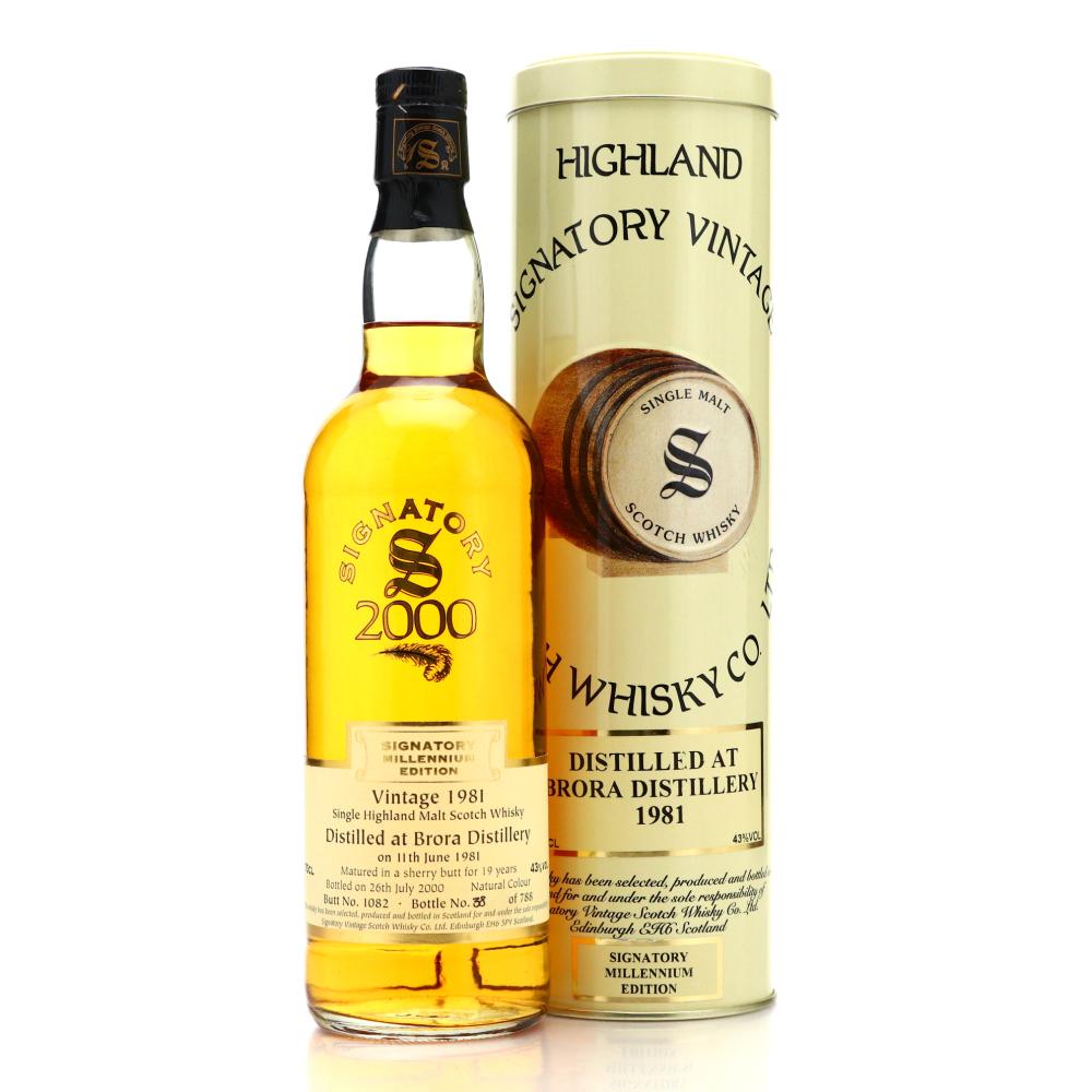 Brora 1981 Signatory Vintage 19 Year Old / Millennium Edition