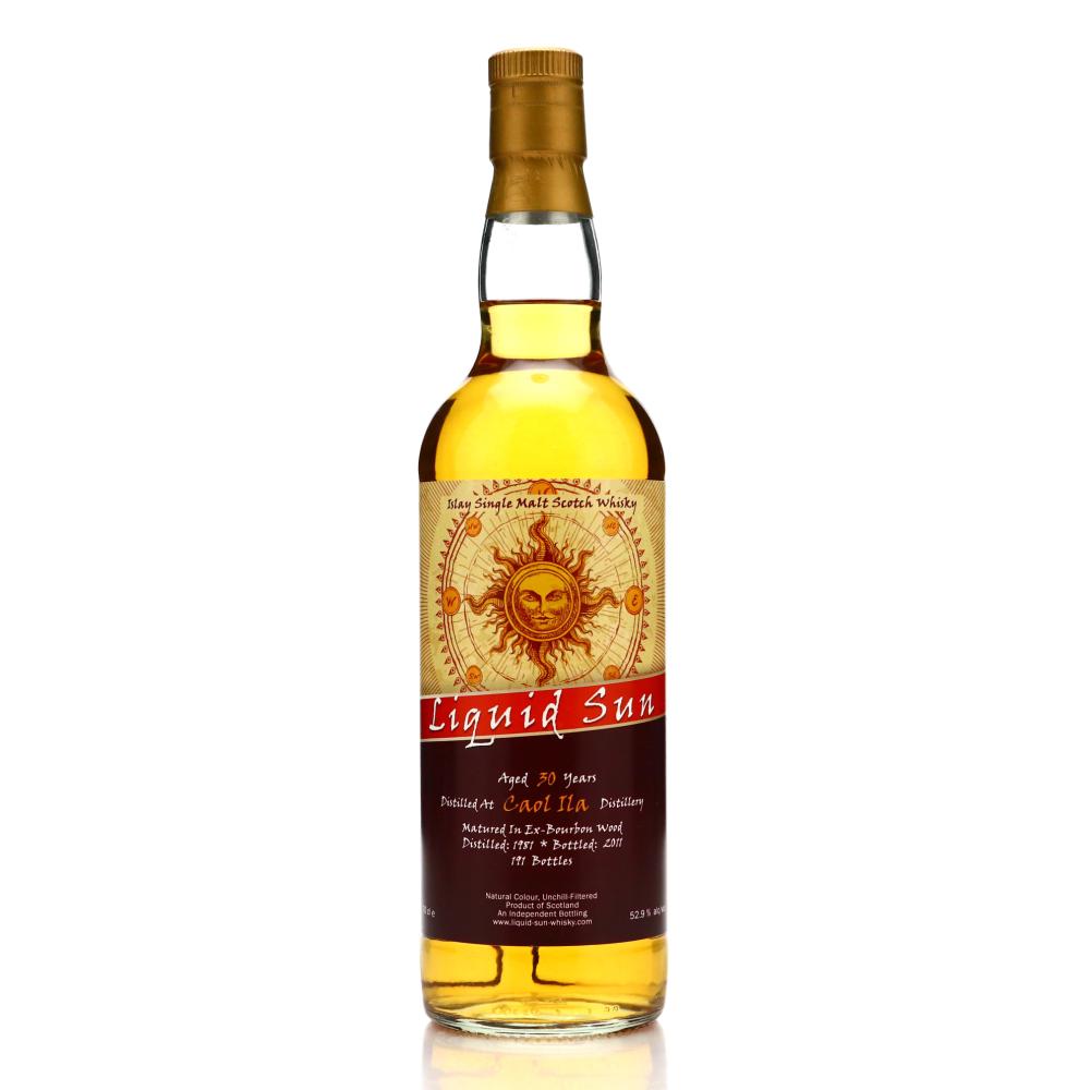 Caol Ila 1981 Liquid Sun 30 Year Old