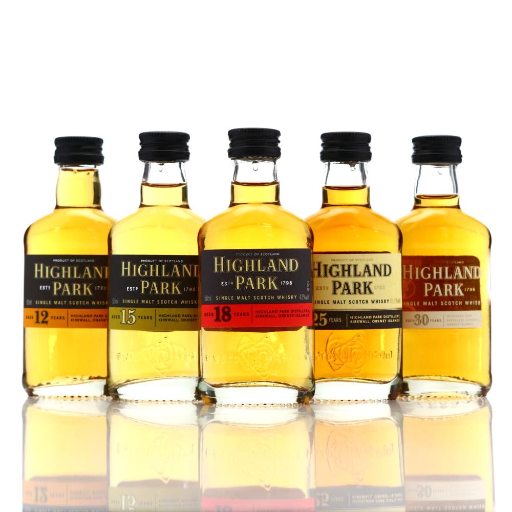 Highland Park Miniature x 5