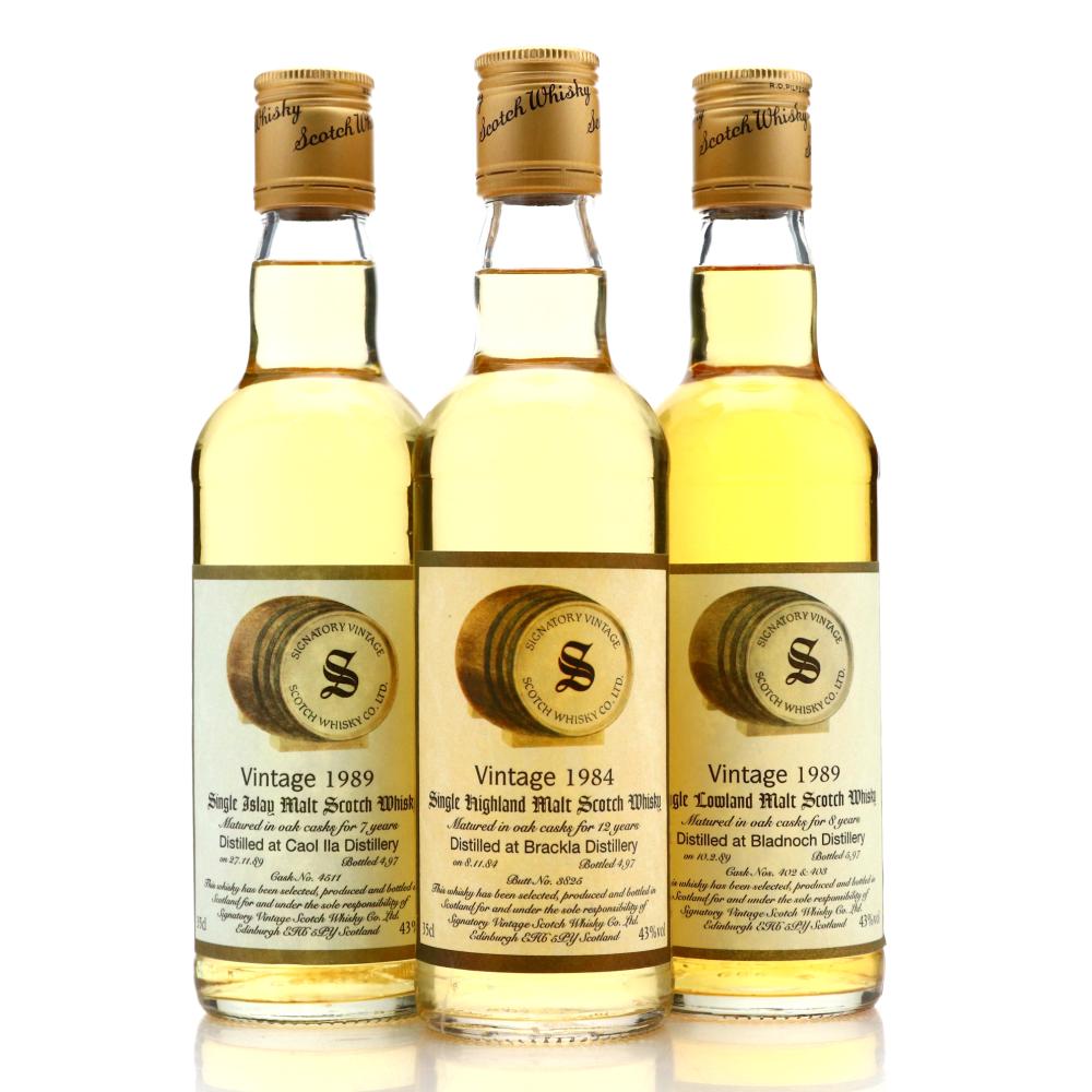 Signatory Vintage Single Malt 3 x 35cl