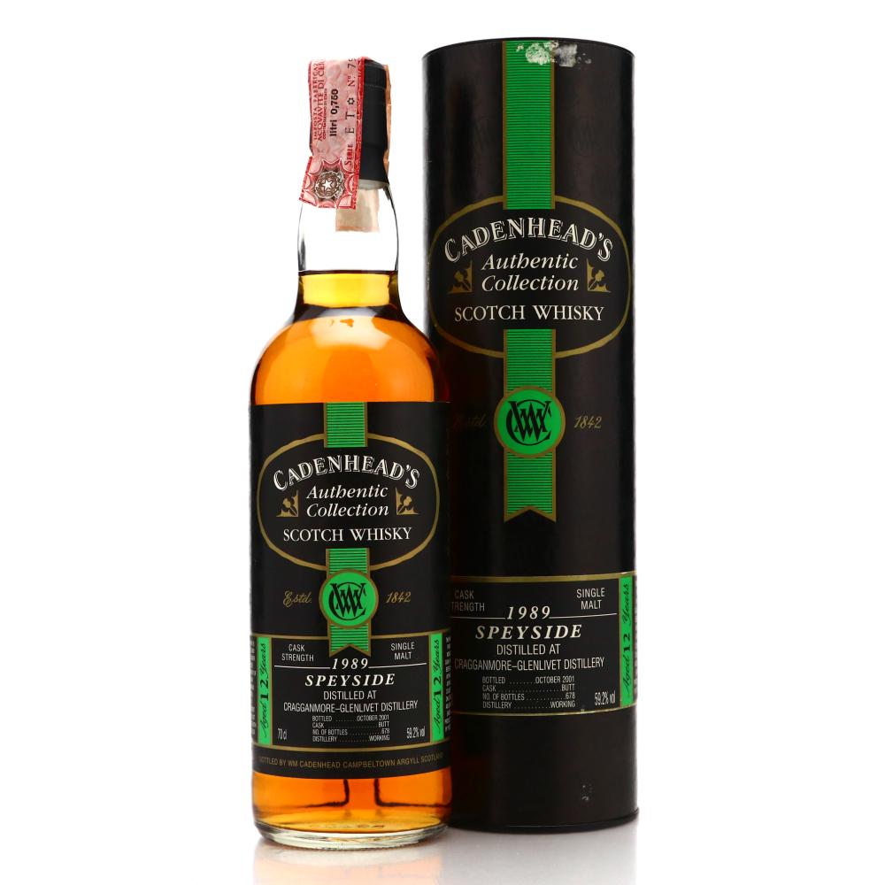 Cragganmore 1989 Cadenhead's 12 Year Old