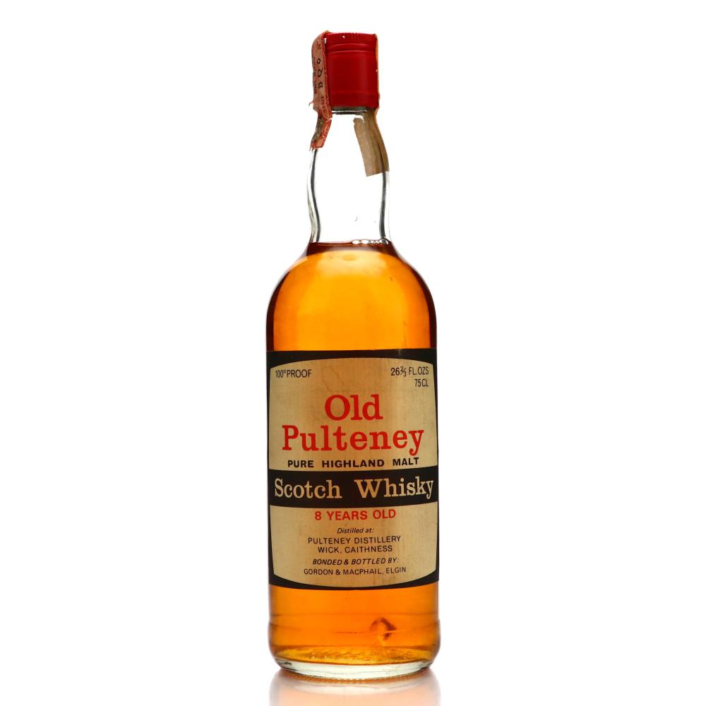 Old Pulteney 8 Year Old Gordon and MacPhail 100 Proof 1970s