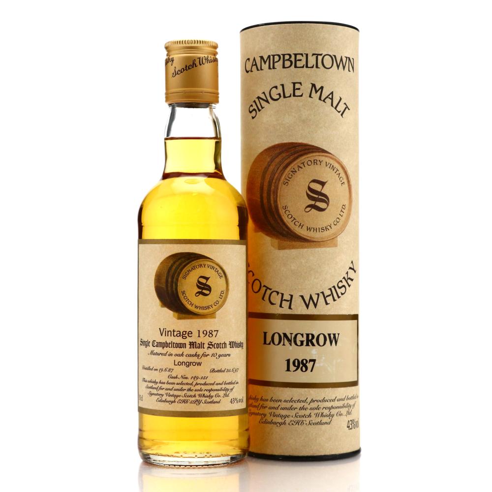 Longrow 1987 Signatory Vintage 10 Year Old 35cl