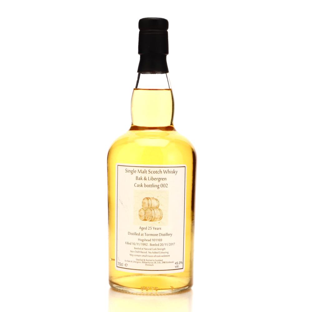 Tormore 1992 Whiskyblender 25 Year Old /  Bak & Libergren
