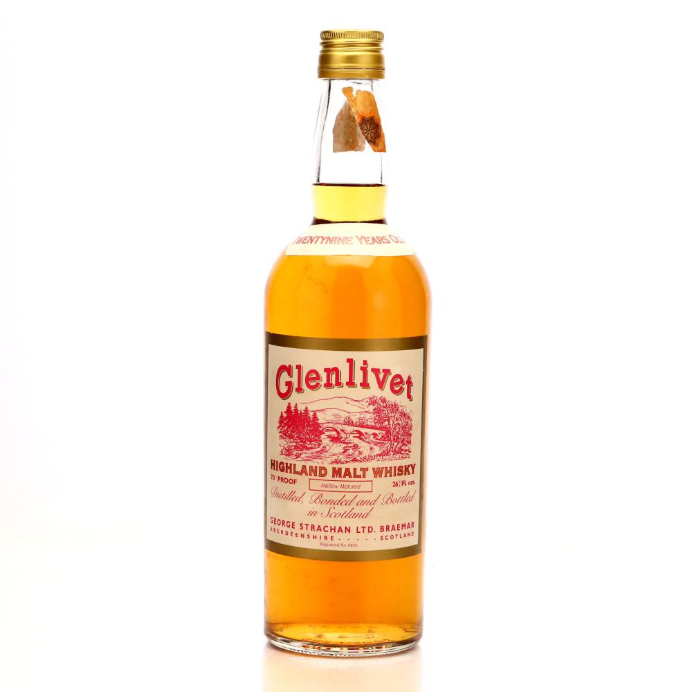 Glenlivet 29 Year Old George Strachan 1970s