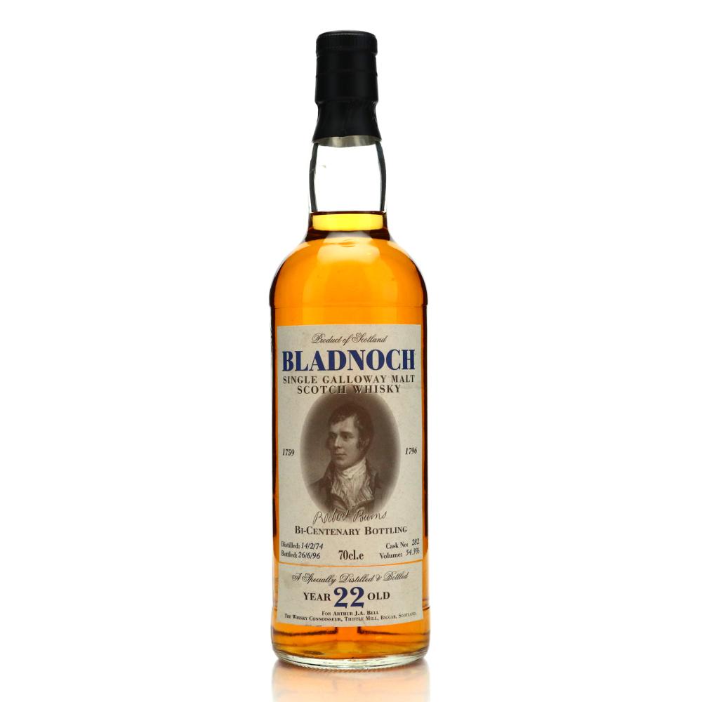 Bladnoch 1974 The Whisky Connoisseur 22 Year Old #282 / Robert Burns Bicentenary