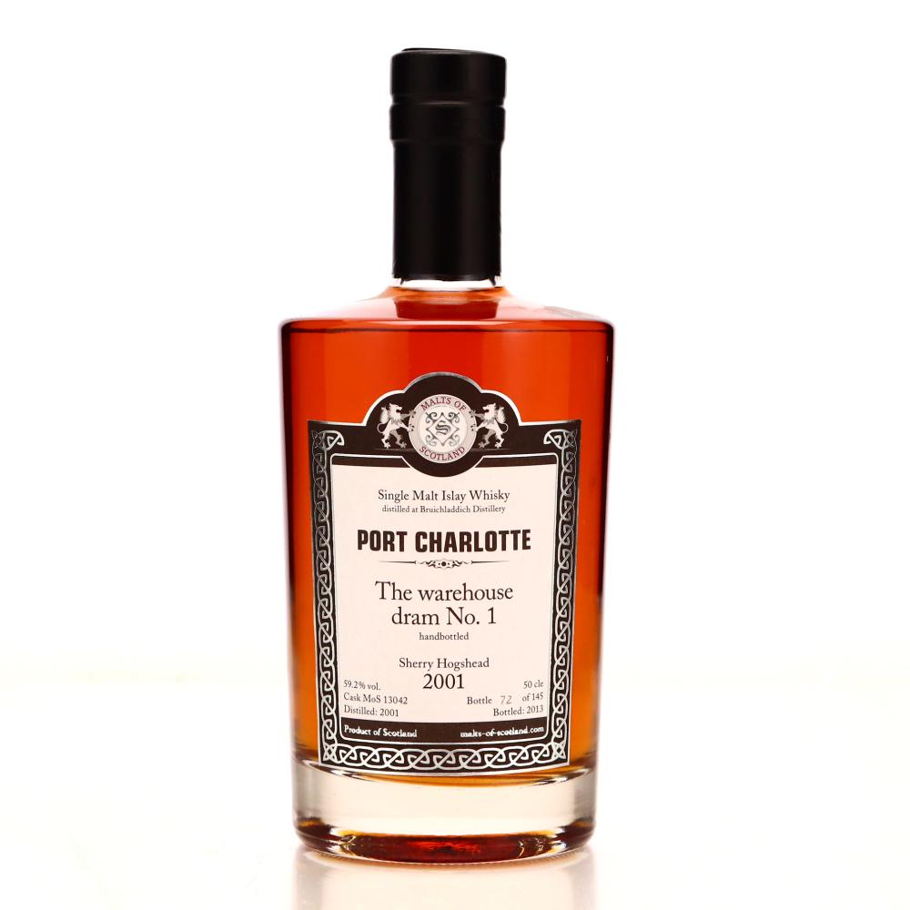 Port Charlotte 2001 Malts of Scotland Sherry Hogshead 50cl / The Warehouse Dram No.1