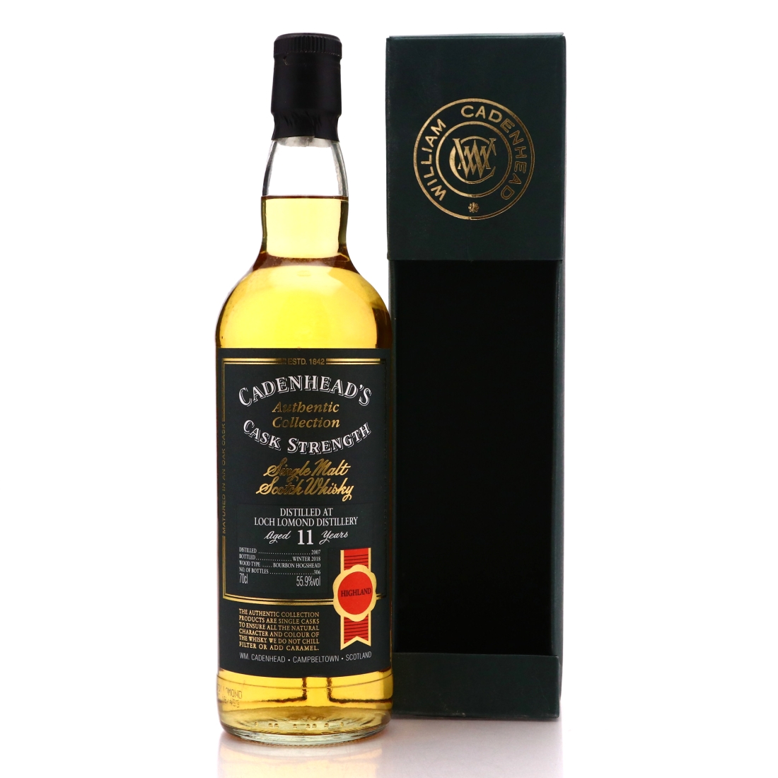 Loch Lomond 2007 Cadenhead's 11 Year Old